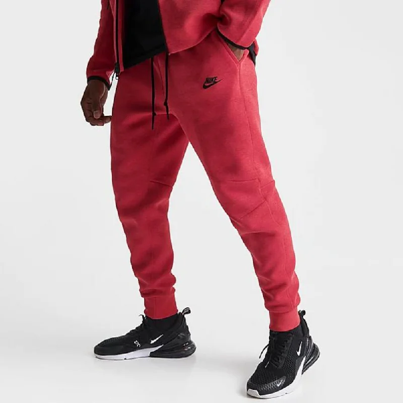 Nike Sportswear Tech Fleece Jogger Pants Red/Black  FB8002-672 Men's Traditional Men's Country