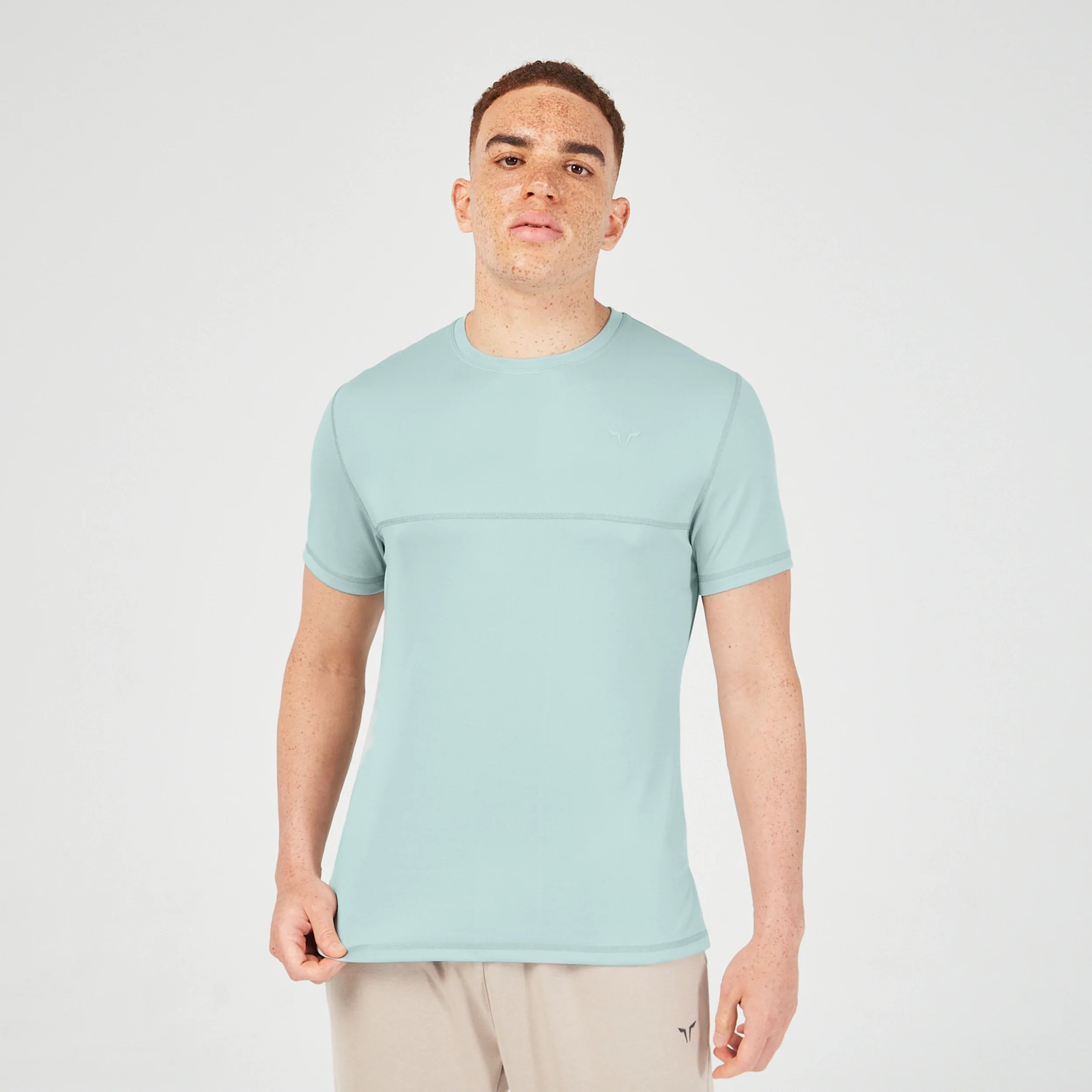 Essential Contrast Tee - Grey Mist Tough Men's Tactical