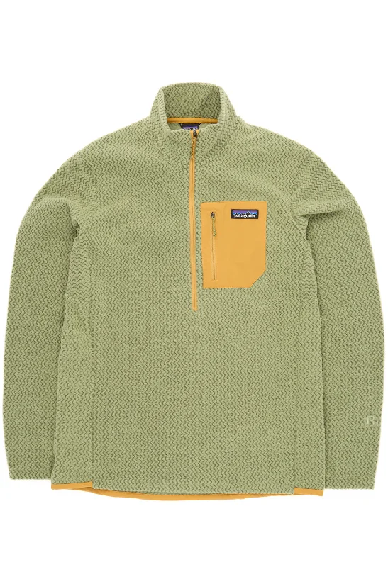 Patagonia Men's R1 Air Zip Neck - Buckhorn Green Cozy Men's Sherpa