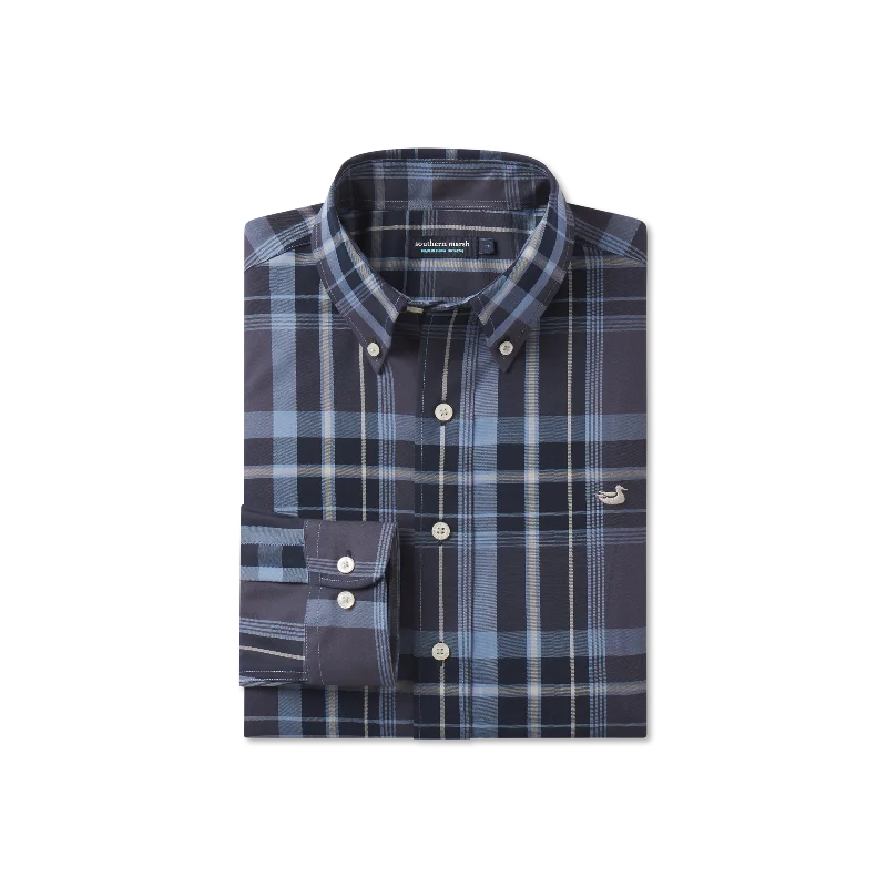 Bedford Plaid Dress Shirt Unique Men's Patch