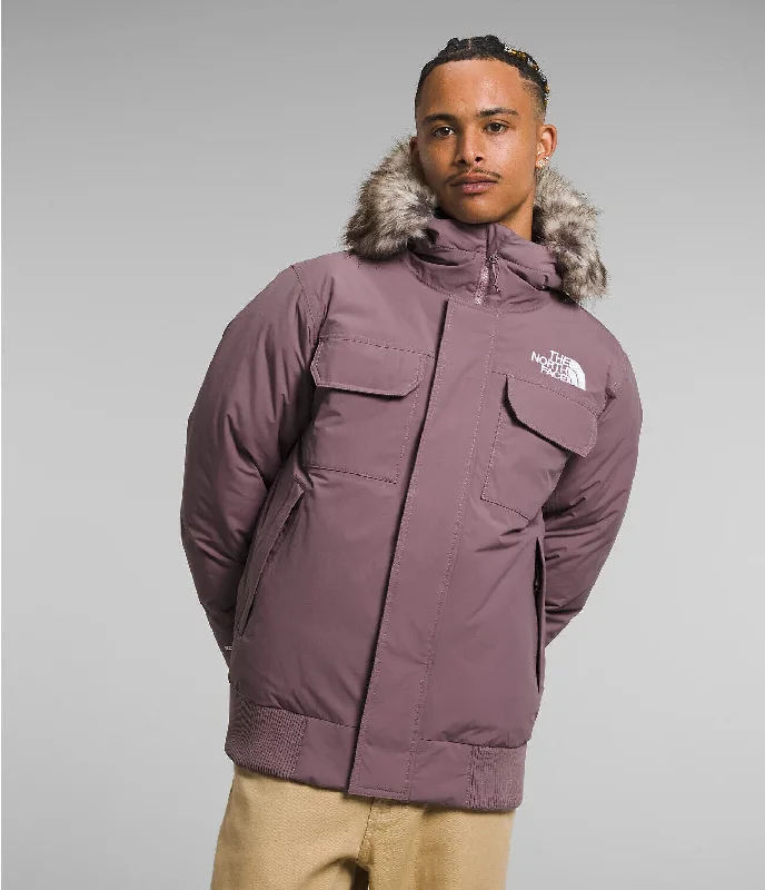 The North Face McMurdo NF0A5GD9 Mens Fawn Gray Nylon Bomber Jacket Size L NCL417 Artistic Men's Avant