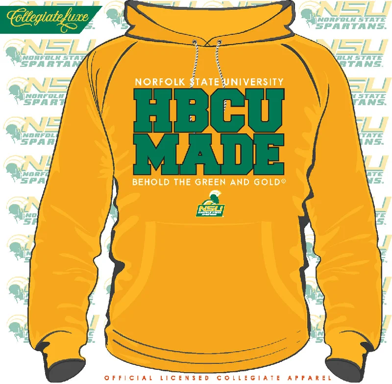 NORFOLK ST. | HBCU MADE Gold Unisex Hoodies (z) Dapper Men's 1920S