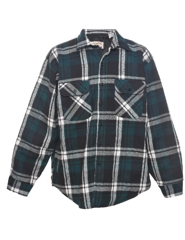 Long Sleeved Checked Shirt - L Hip Men's Urban