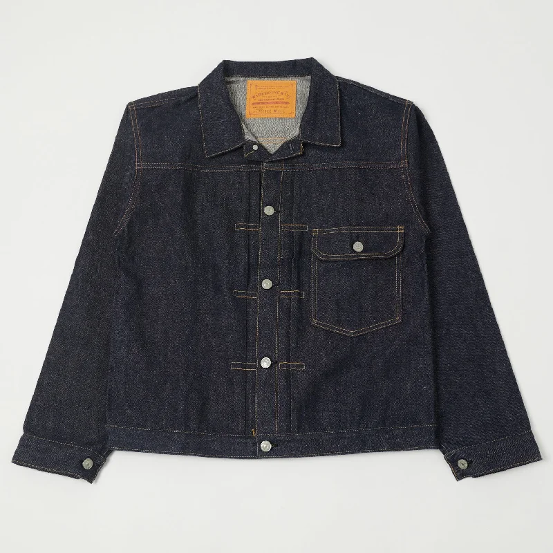 Warehouse & Co 2001xx(2000xx) 1947 Model 'Type-I' Denim Jacket - Raw Artistic Men's Hand