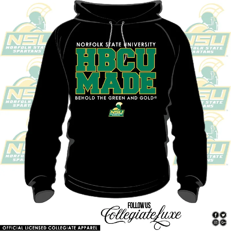 NORFOLK ST. | HBCU MADE Black Unisex Hoodies(z)(DK) Bohemian Men's Free