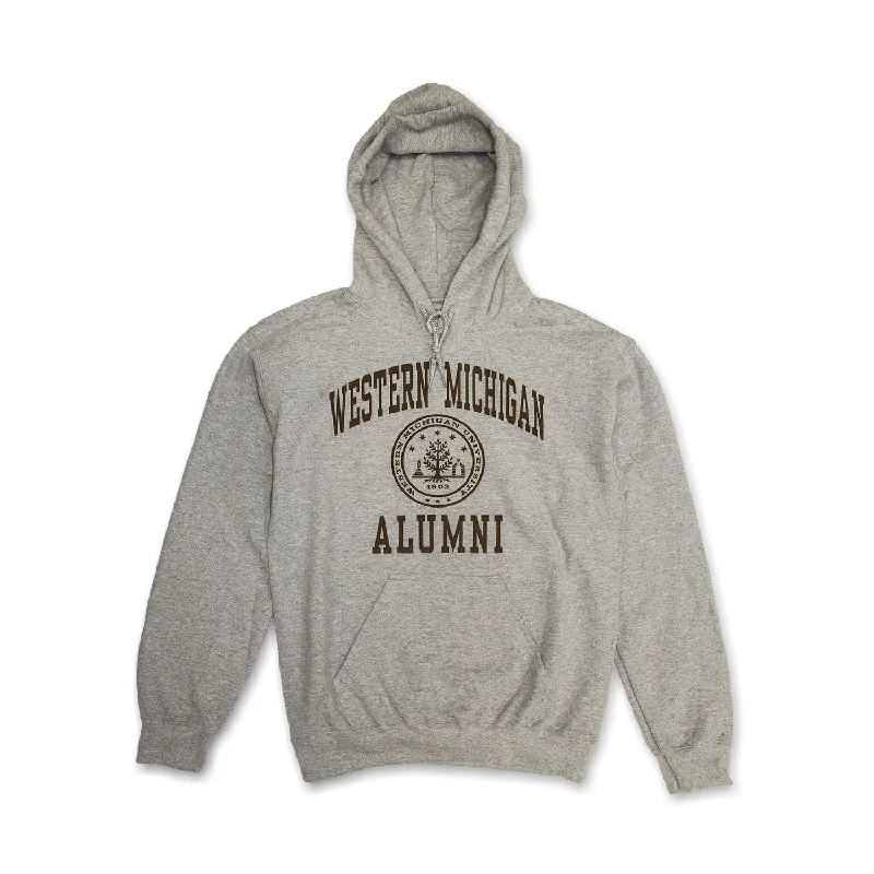 Western Michigan Seal Alumni Hoodie Artistic Men's Hand