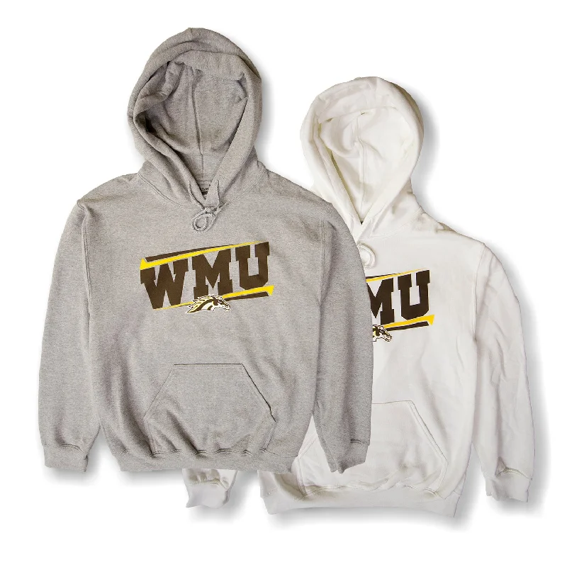 WMU Slant Hoodie Trendy Men's Oversized