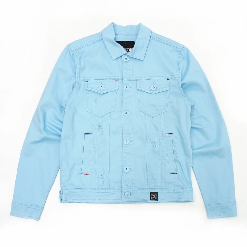 M1026 Core Denim Jacket - Blue Youthful Men's Pop