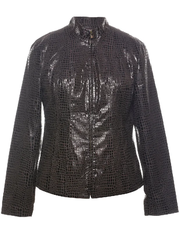 Animal Print Evening Jacket - M Masculine Men's 