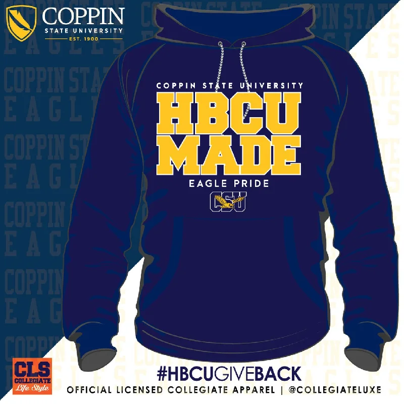 Coppin St. | HBCU MADE Navy Unisex Hoodie (z) Athletic Men's High