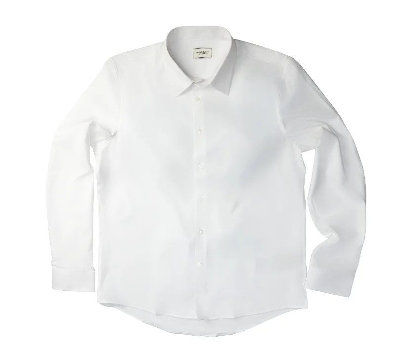 MSH9801 White- 4Way Stretch Shirt. Available in 17 Colors! Organic