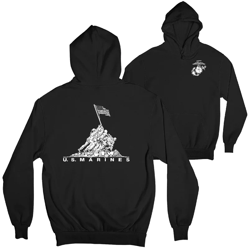 Iwo Jima 2-Sided Hoodie Tough Men's Military