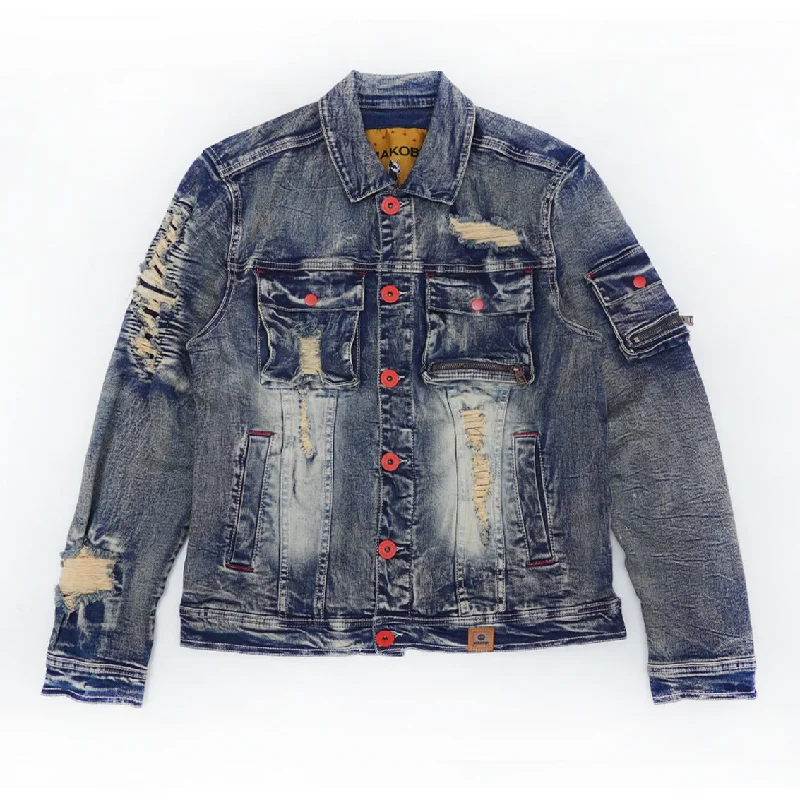 M1080 "Fall Back" Denim Jacket - Dirt Wash Refined Men's Hand