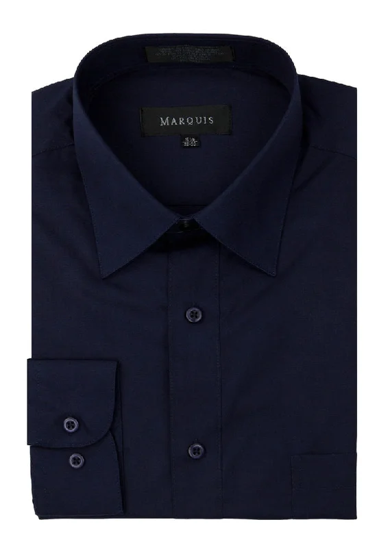 Marquis 009 Dress Shirt Regular Fit Navy Cool Men's Skate