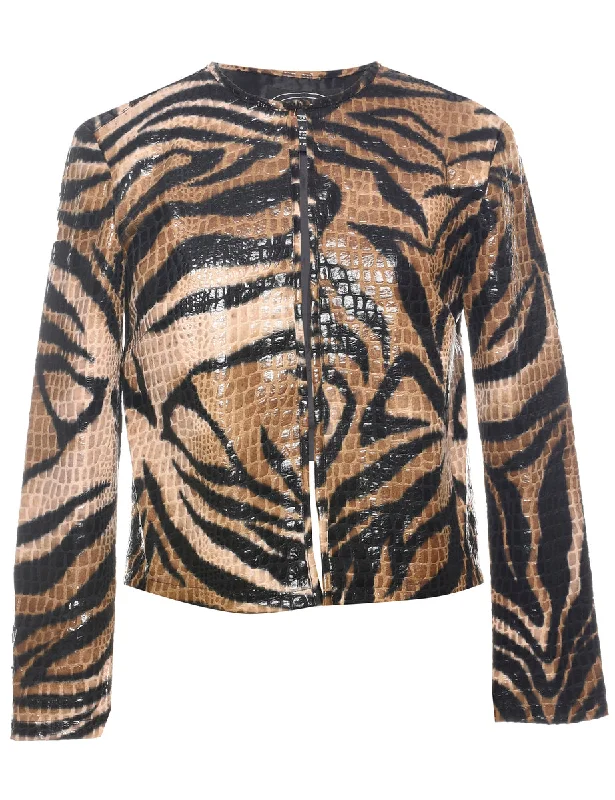 Animal Print Evening Jacket - S Street