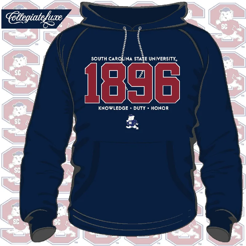 SC STATE | EST. 1896 Navy Unisex Hoodie (N) Relaxed Men's Australian 