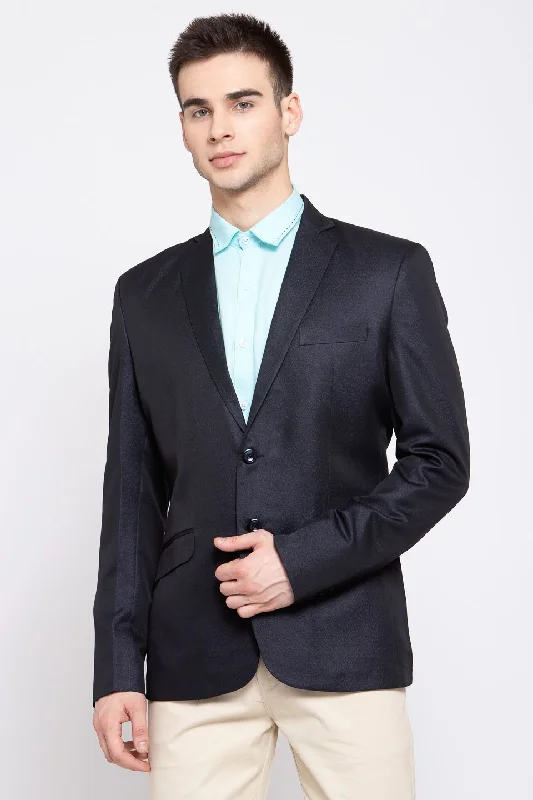 Poly Blend Dark Blue Blazer Tough Men's Military