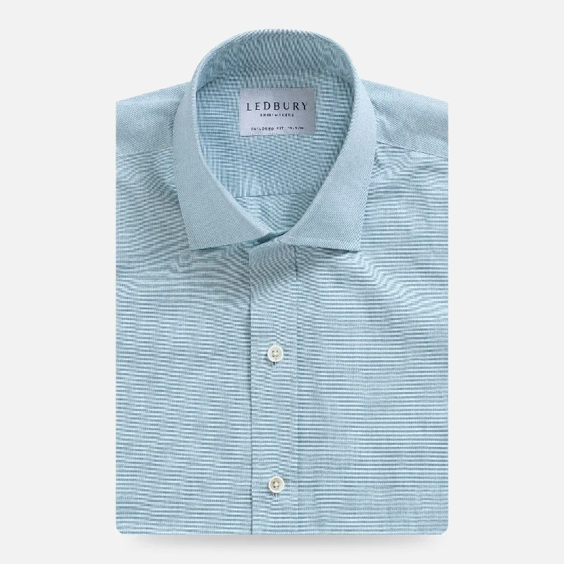 The Green Hucks Chambray Custom Shirt Bold Men's Statement