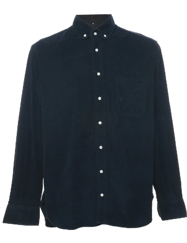 Corduroy Navy Shirt - L Tough Men's Tactical