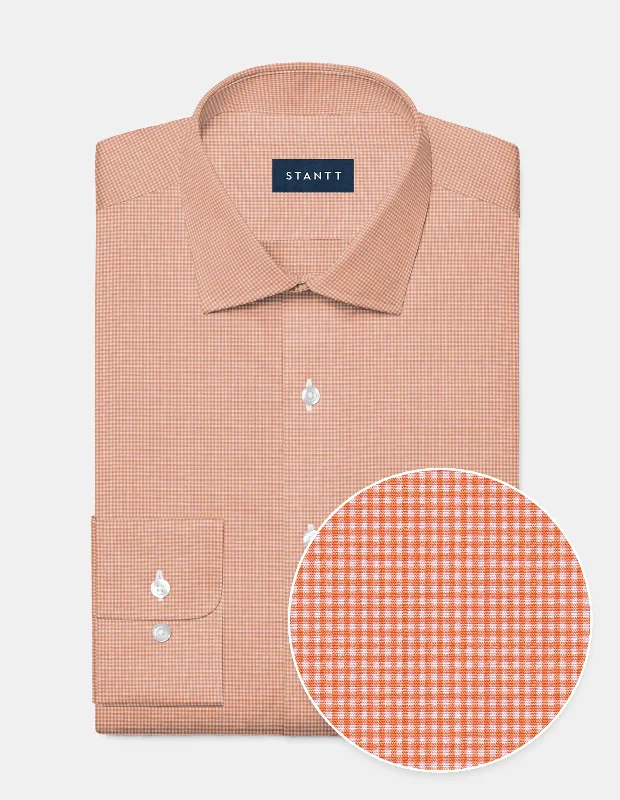 Mini Gingham - Orange Athletic Men's High