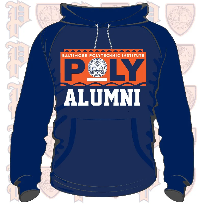 Baltimore Polytechnic Institute | 90s ALUMNI Navy Unisex Hoodie -DK- Business