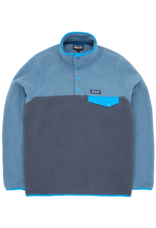 Patagonia Men's Lightweight Synchilla Snap-T Pullover - Smolder Blue Confident Men's High