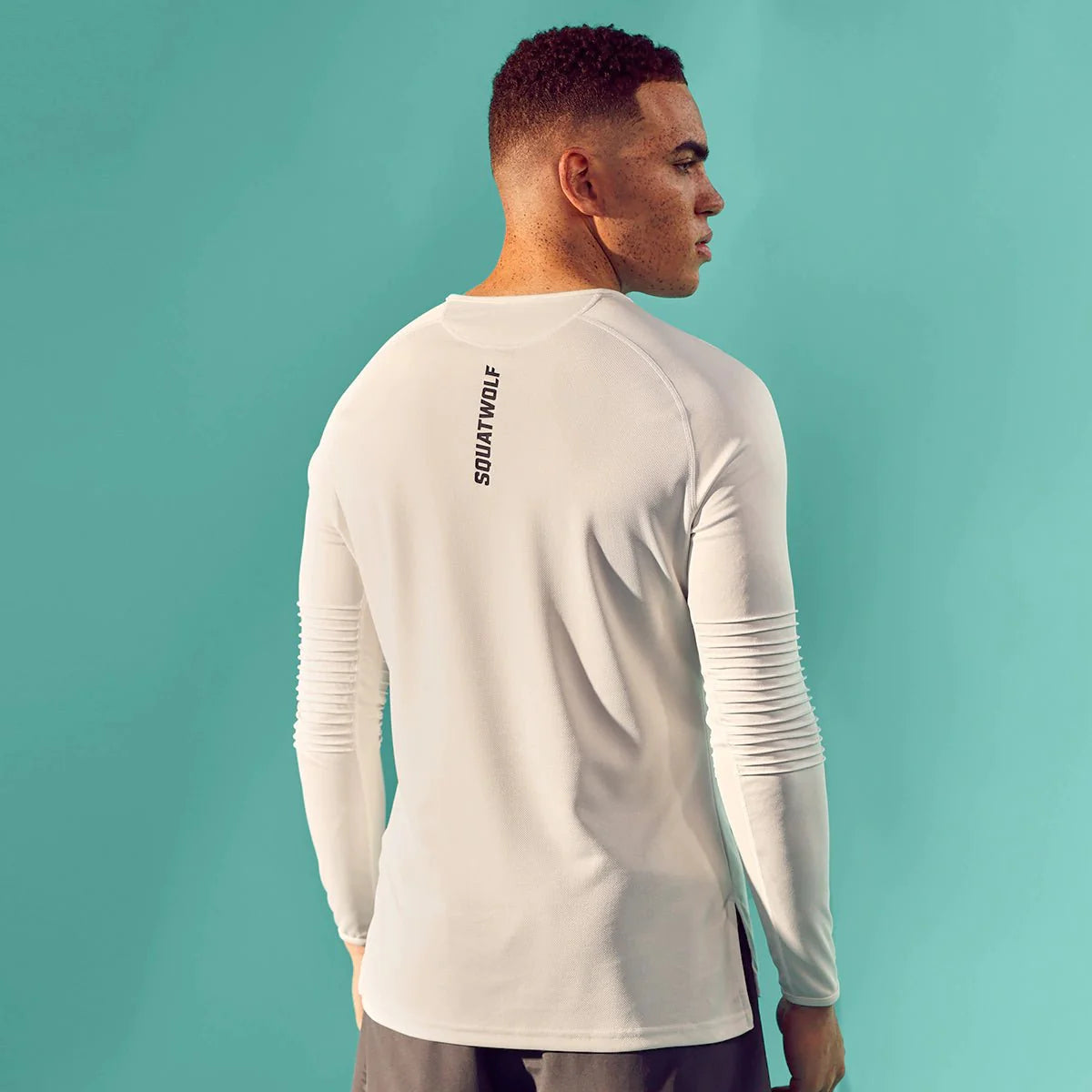 Essential Agility Long Sleeves Tee - Pearl White Classic Men's Pin