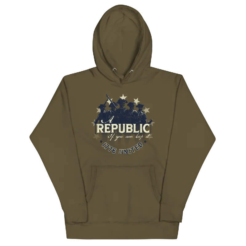 A Republic Hoodie Sophisticated Men's French