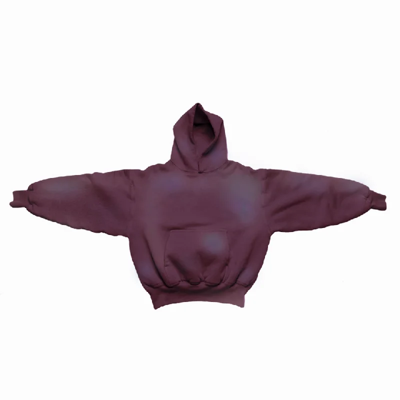 1800 GSM 'Washed Elderberry' Hoodie with CRDLCK™ Dynamic Men's Moto