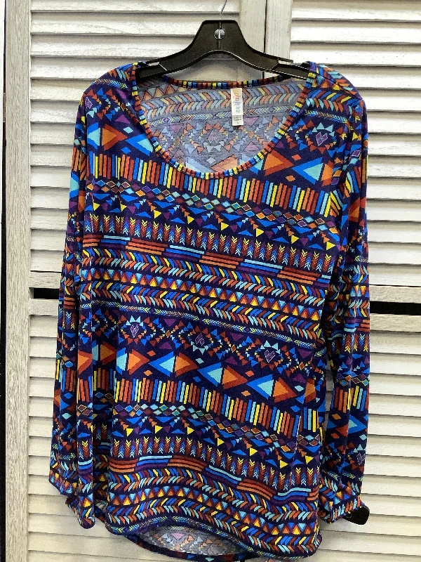 Top Long Sleeve By Lularoe In Multi-colored, Size: Xl Classic Men's Pin