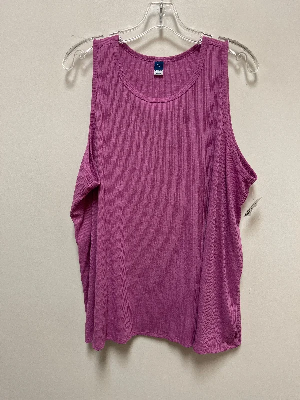 Tank Top By Old Navy In Purple, Size: 2x Sharp Men's Italian