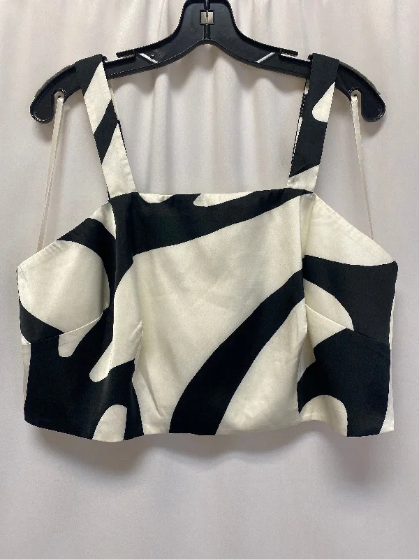 Black & White Tank Top Clothes Mentor, Size 1x Business