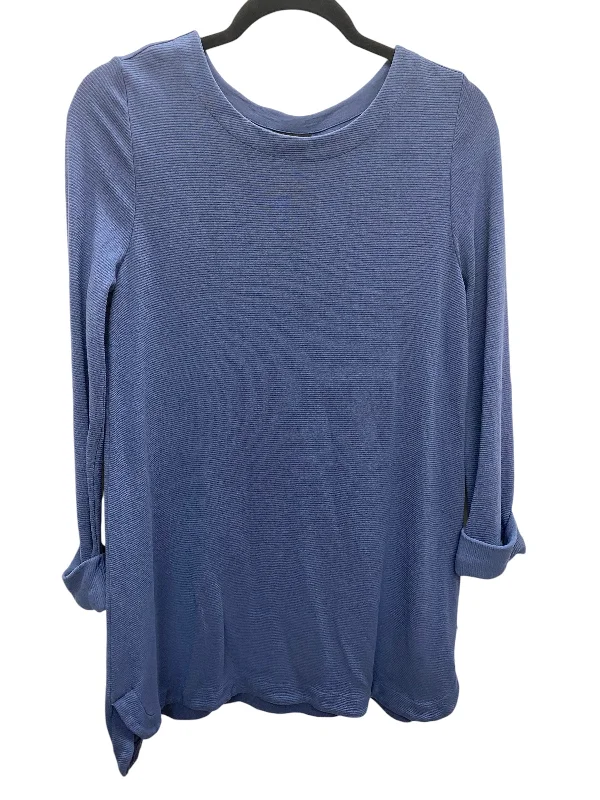 Top Long Sleeve By J. Jill In Blue, Size: S Earthy Men's Sustainable 