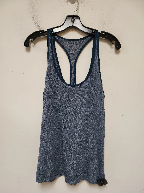 Athletic Tank Top By Lululemon In Teal, Size: M Casual Men's Loose