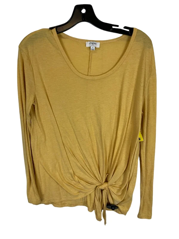 Top Long Sleeve By Umgee In Yellow, Size: S Elegant Men's Cashmere