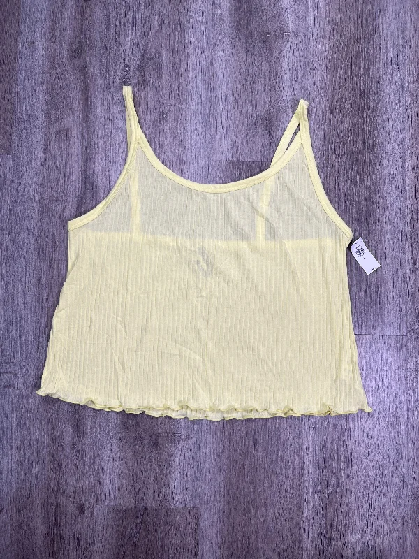 Yellow Tank Top Old Navy, Size 3x Unique Men's Upcycled