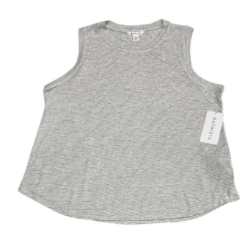 Athletic Tank Top By Athleta In Grey & White, Size: 2x Hip Men's Urban