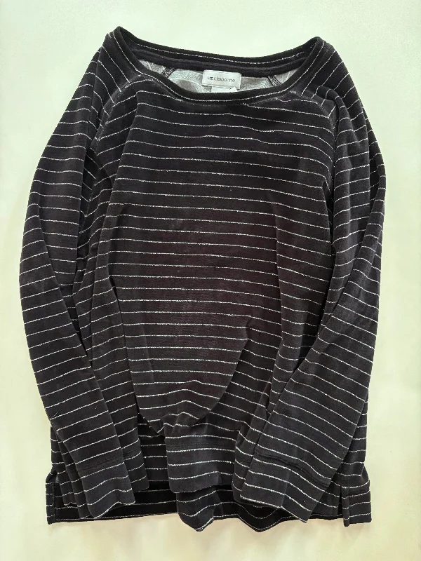 Top Long Sleeve By Liz Claiborne In Striped, Size: Xl Laid