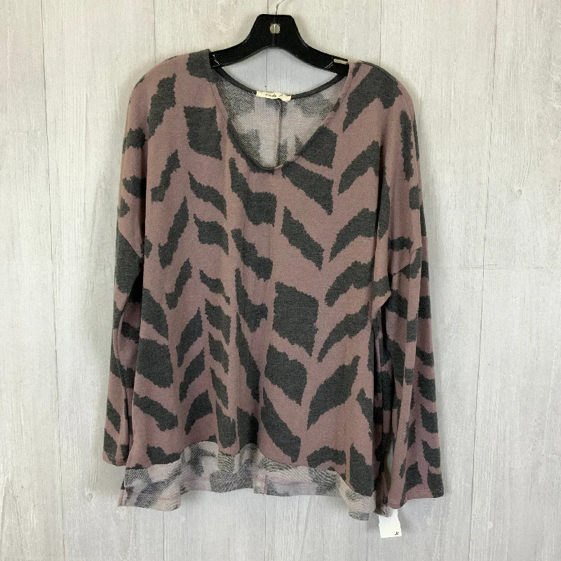 Top Long Sleeve Basic By Clothes Mentor In Pink, Size: M Cozy Men's Winter