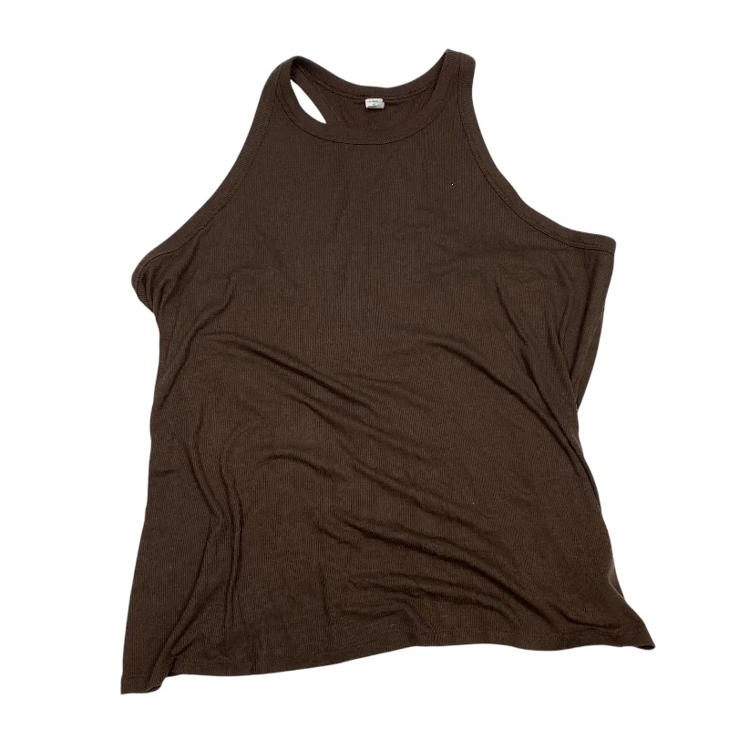 Athletic Tank Top By Old Navy In Brown, Size: 3x Modern Men's Tech