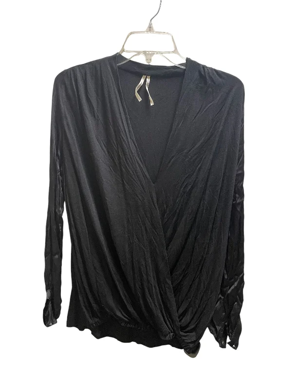 Top Long Sleeve Basic By Anthropologie In Black, Size: S Practical Men's Multi