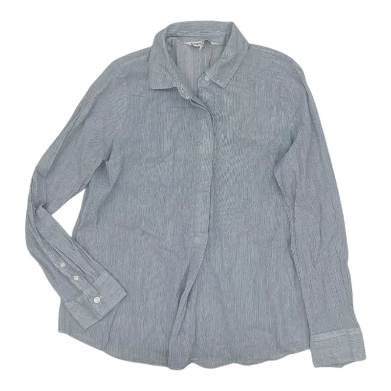 Top Ls By Elizabeth And James In Blue, Size:S Casual Men's Loose