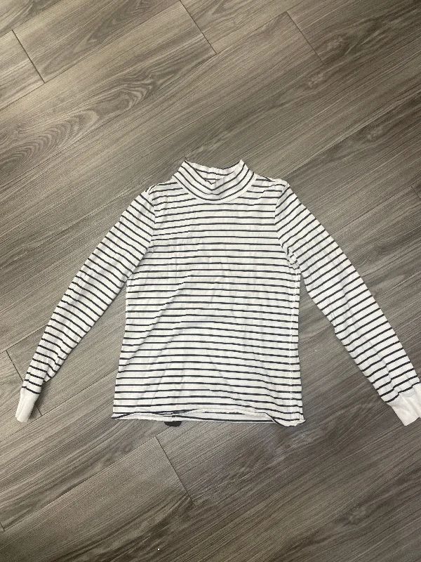 Top Long Sleeve By Anthropologie In Striped Pattern, Size: S Bohemian Men's Free