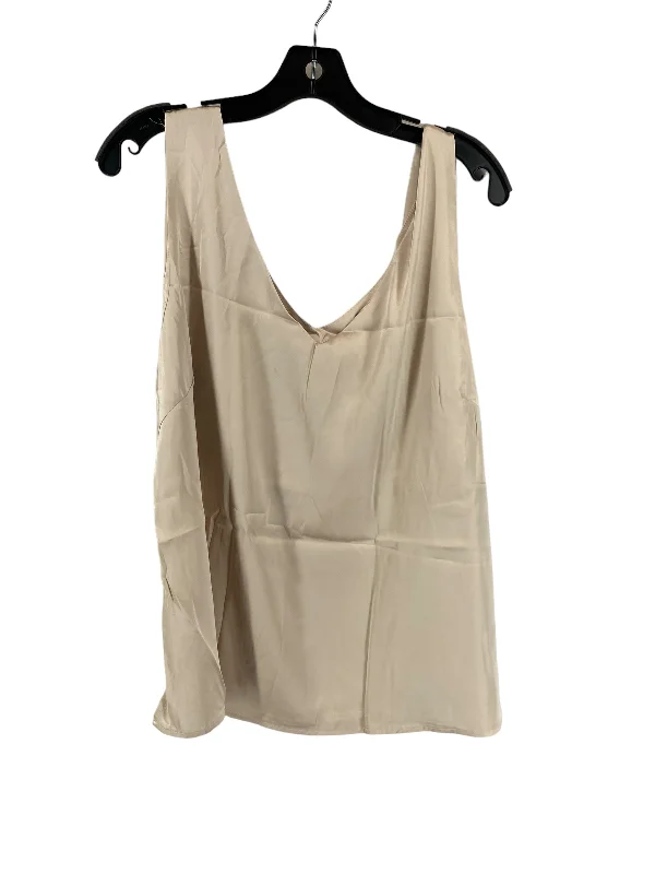 Tank Top By Clothes Mentor In Ivory, Size: 2x Lumberjack