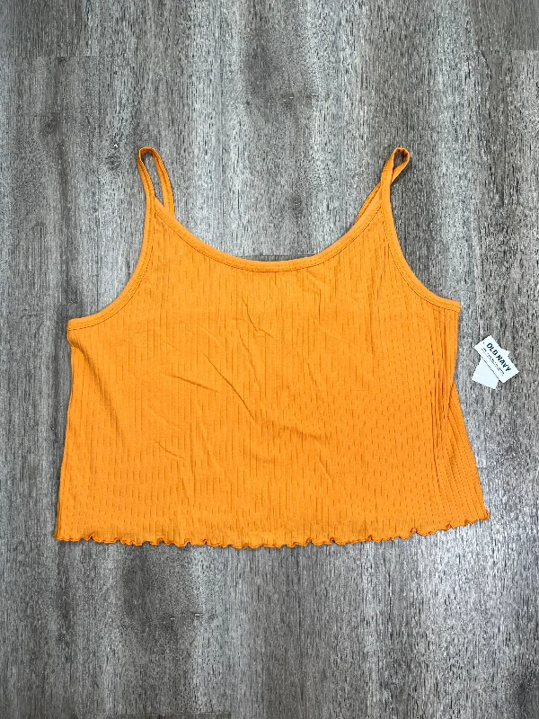 Orange Tank Top Old Navy, Size 3x Sporty Men's Tennis