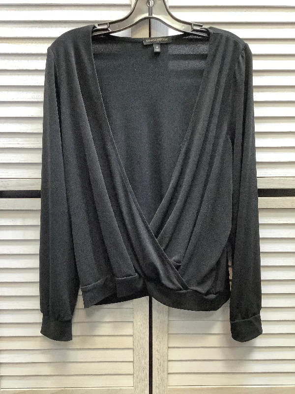 Top Long Sleeve By Banana Republic In Black, Size: Xl Elegant Men's Cashmere