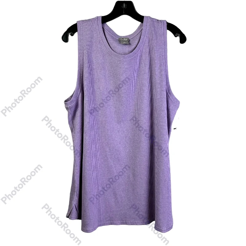 Purple Tank Top Chicos, Size 2x Casual Men's Japanese 