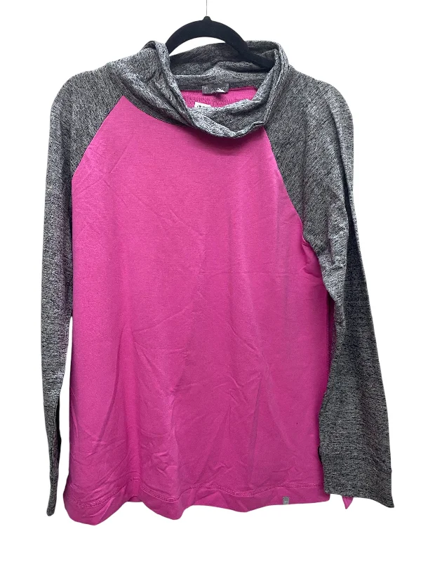 Top Long Sleeve By Talbots In Pink, Size: L Monochromatic All