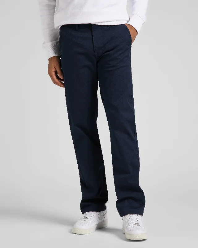 Lee Regular Mens Chino - Deep Navy Sporty Men's Athleisure 