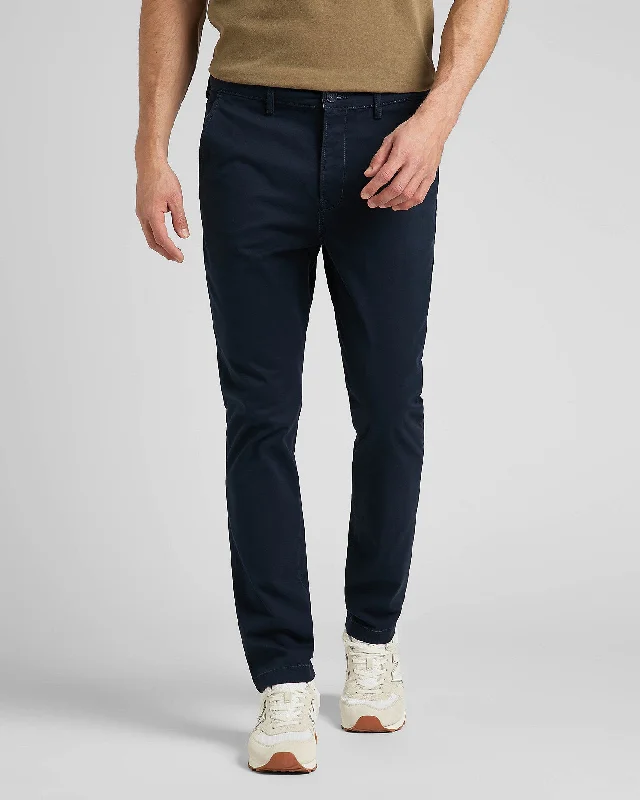 Lee Slim Mens Chino - Deep Navy Elegant Men's Formal 